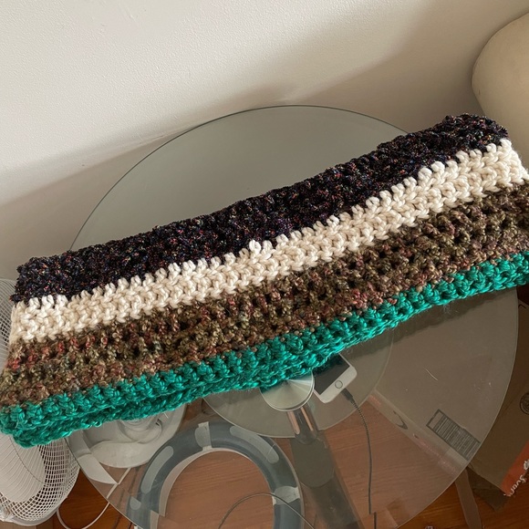 Home Made Crochet infinity Scarf - Picture 2 of 2